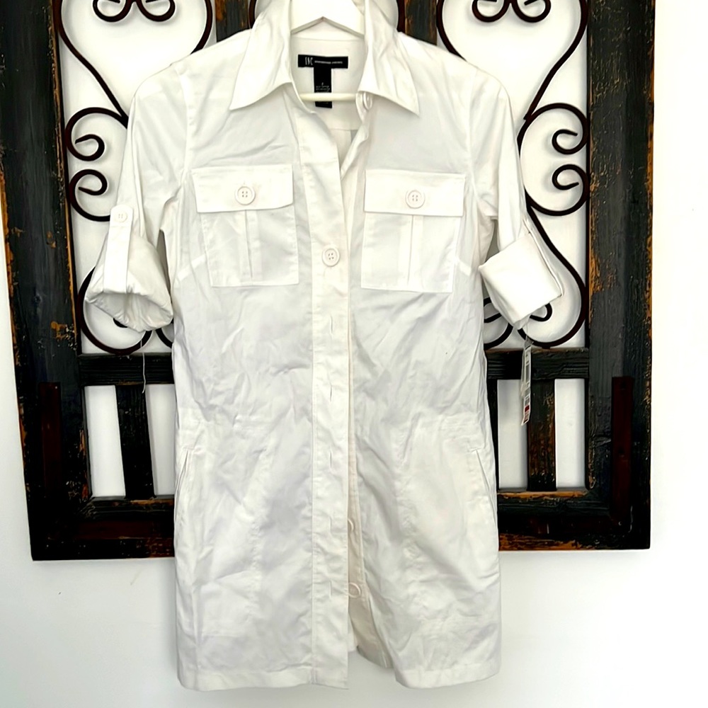 White Lab Coat Shirt